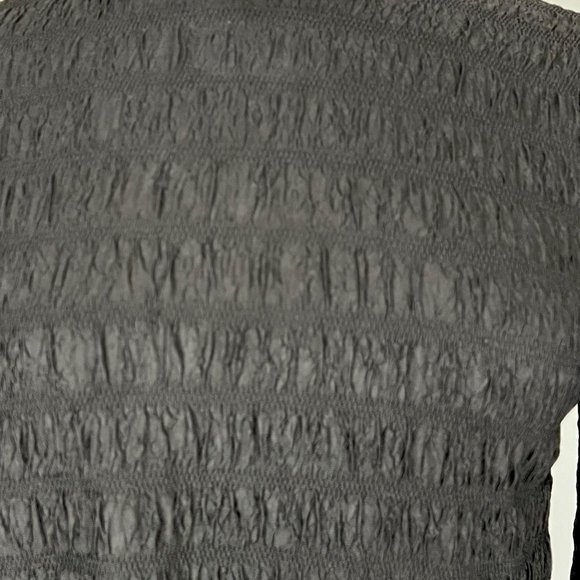 Jade Melody Tam Womens Black Mock Neck Top Long Sleeve Textured size Small - Picture 4 of 12